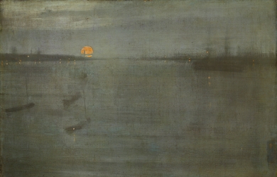 Nocturne: Blue and Gold—Southampton Water, by James Abbott McNeill Whistler