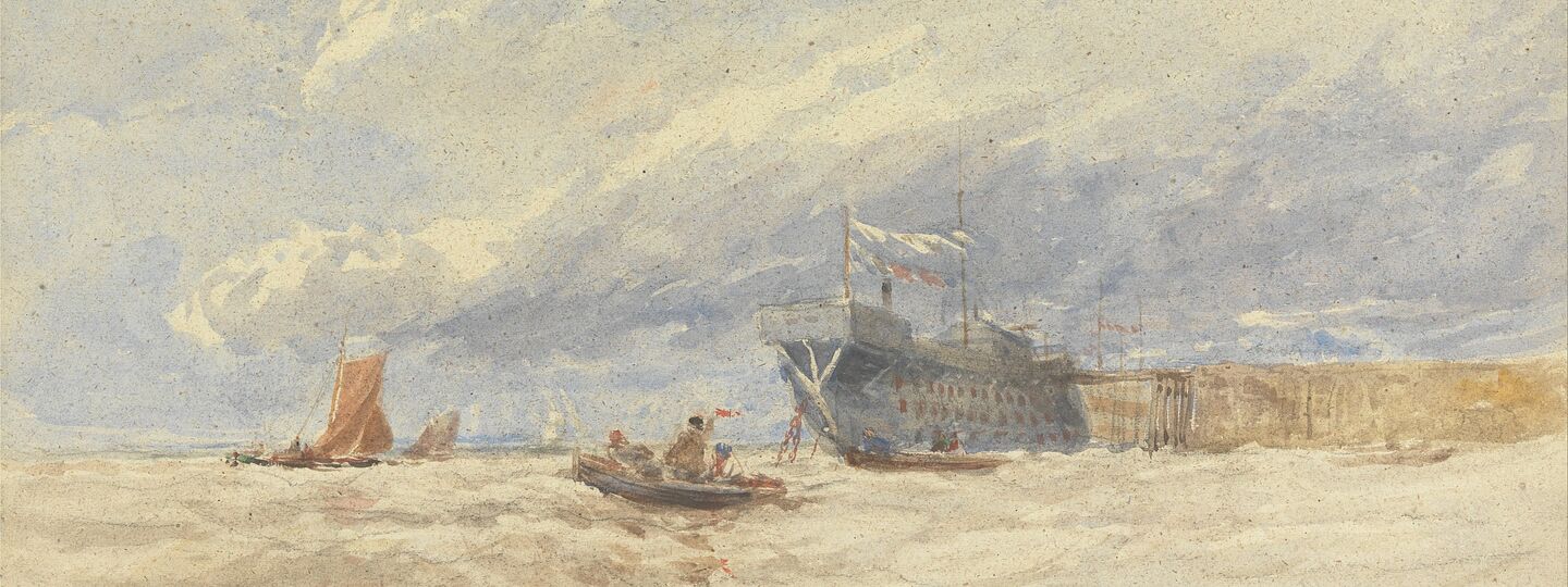 On the Medway, by David Cox