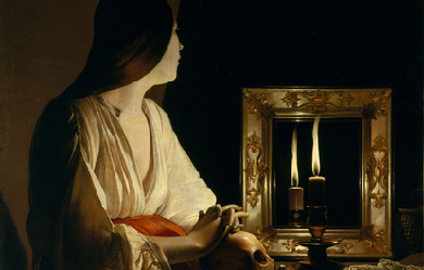 The Penitent Magdalen, by Georges de La Tour