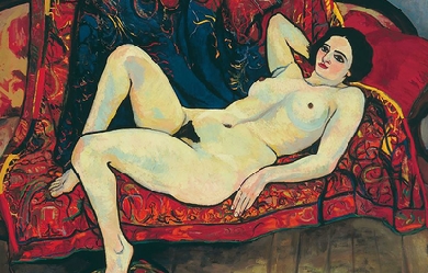 Nude on the Sofa, by Suzanne Valadon