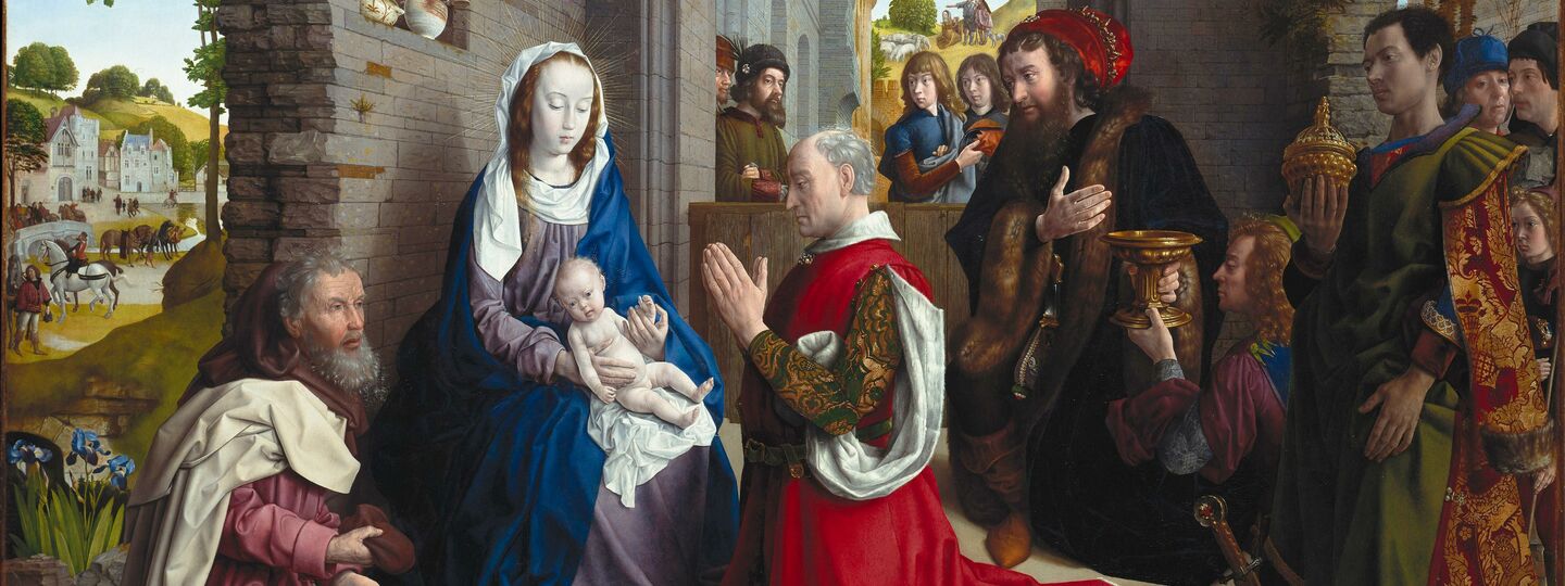 The Adoration of the Kings (Monforte Altarpiece), by Hugo van der Goes