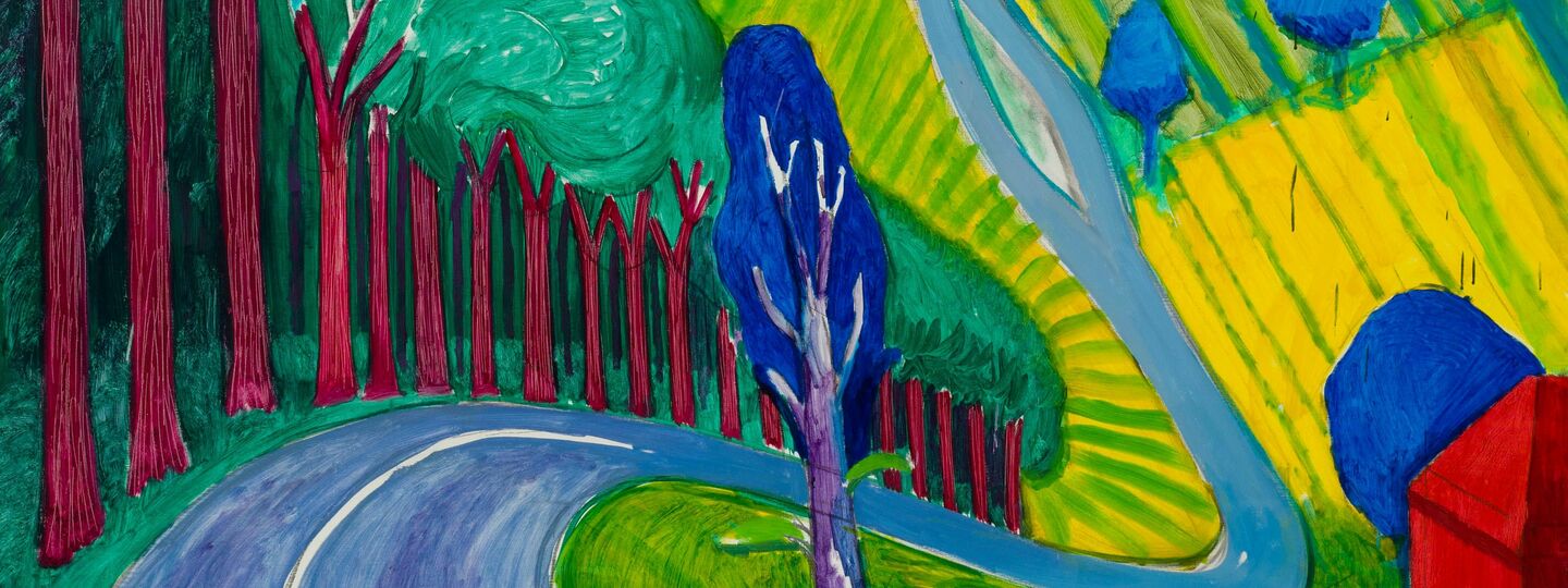 Going Up Garrowby Hill, by David Hockney