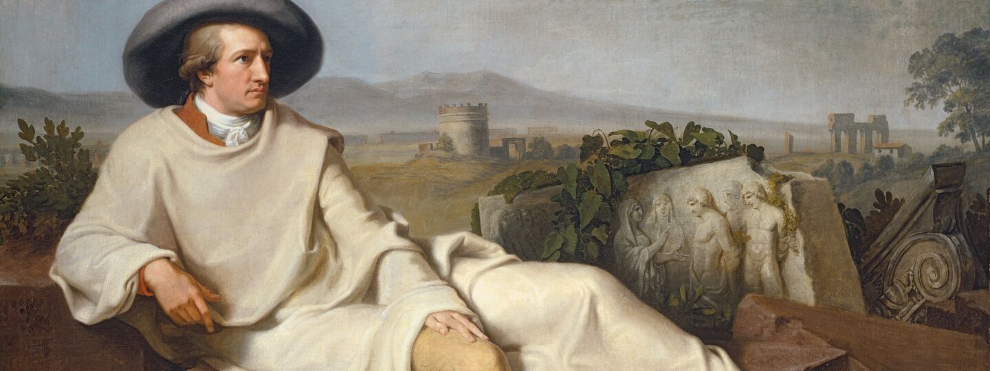 Goethe in the Roman Campagna, by Johann Heinrich Wilhelm Tischbein