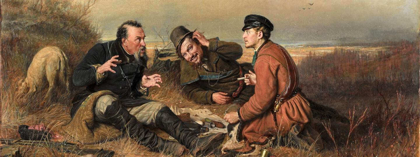 The Hunters at Rest, by Vasili Perov