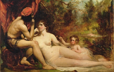 A Family of the Forest, by William Etty