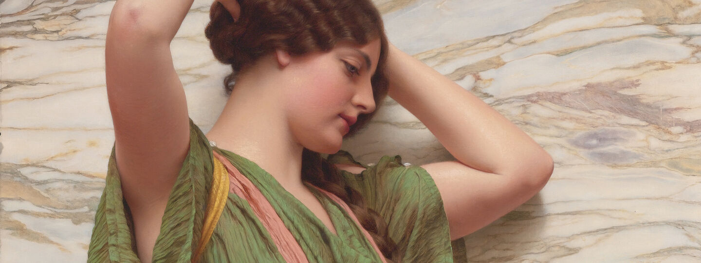 A Fair Reflection, by John William Godward