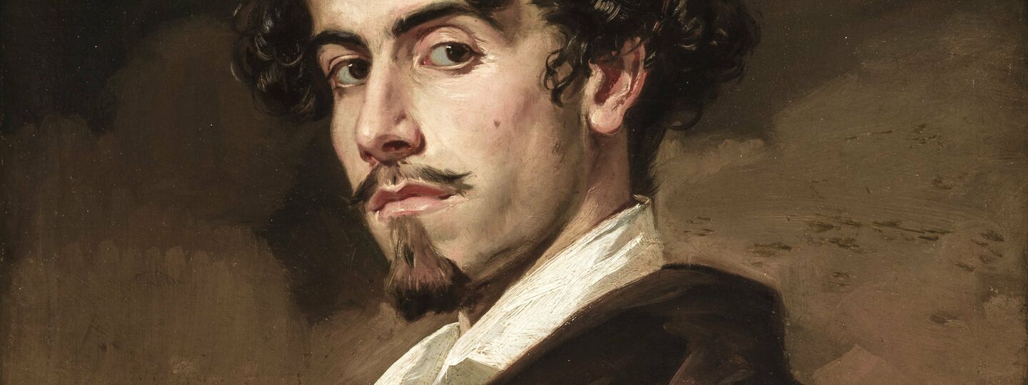 Portrait of Gustavo Adolfo Bécquer, by Valeriano Domínguez Bécquer