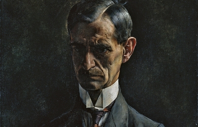 Portrait of the Painter A.M. Tränkler, by Albert Henrich