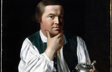 Portrait of Paul Revere, by John Singleton Copley