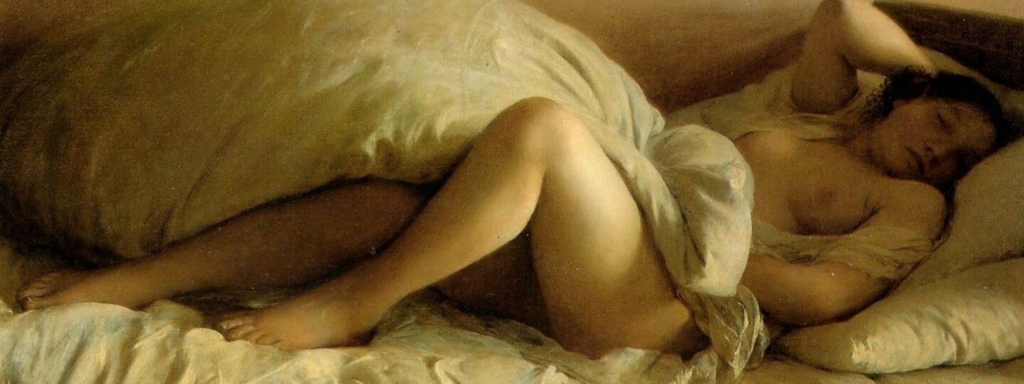 Sleeping Woman, by Johann Baptist Reiter