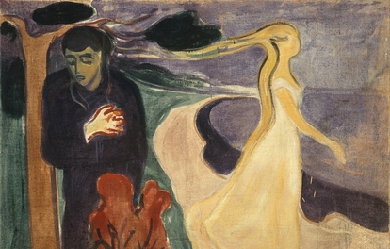 Separation, by Edvard Munch