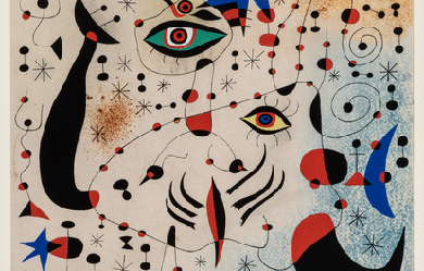 Ciphers and Constellations in Love with a Woman, by Joan Miró