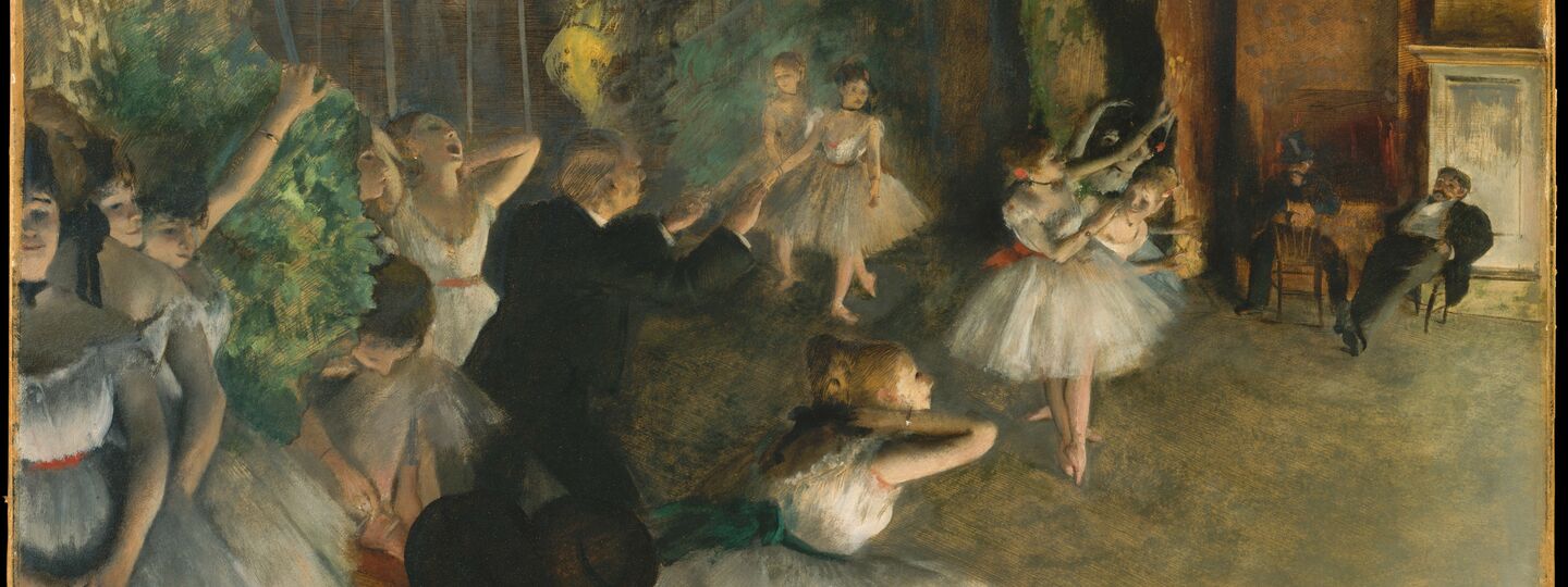 The Rehearsal of the Ballet Onstage, by Edgar Degas