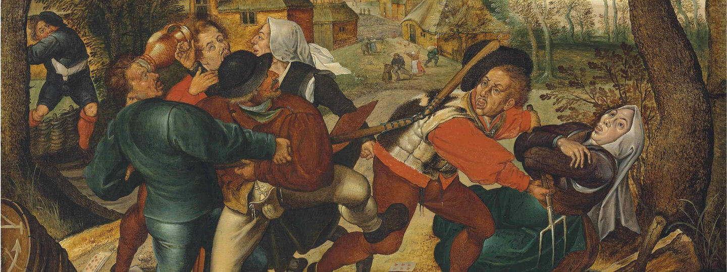 A country brawl, by Pieter Brueghel the Younger