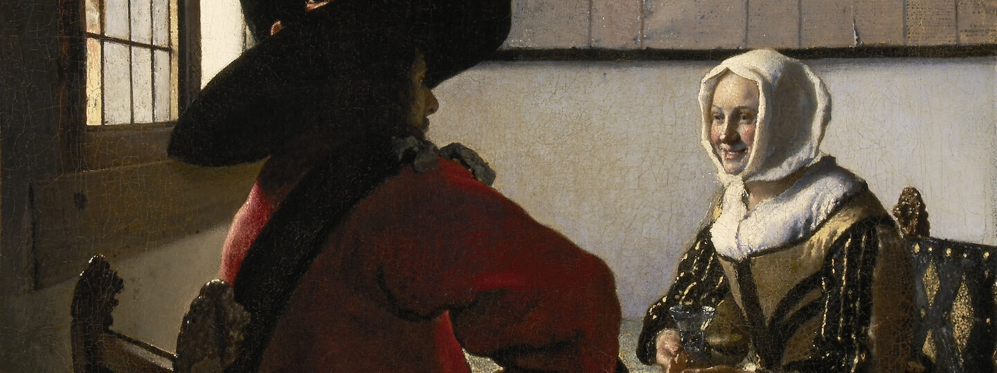 Officer and Laughing Girl, by Johannes Vermeer