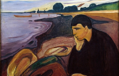 Melancholy, by Edvard Munch