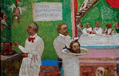 The Dangerous Cooks, by James Ensor