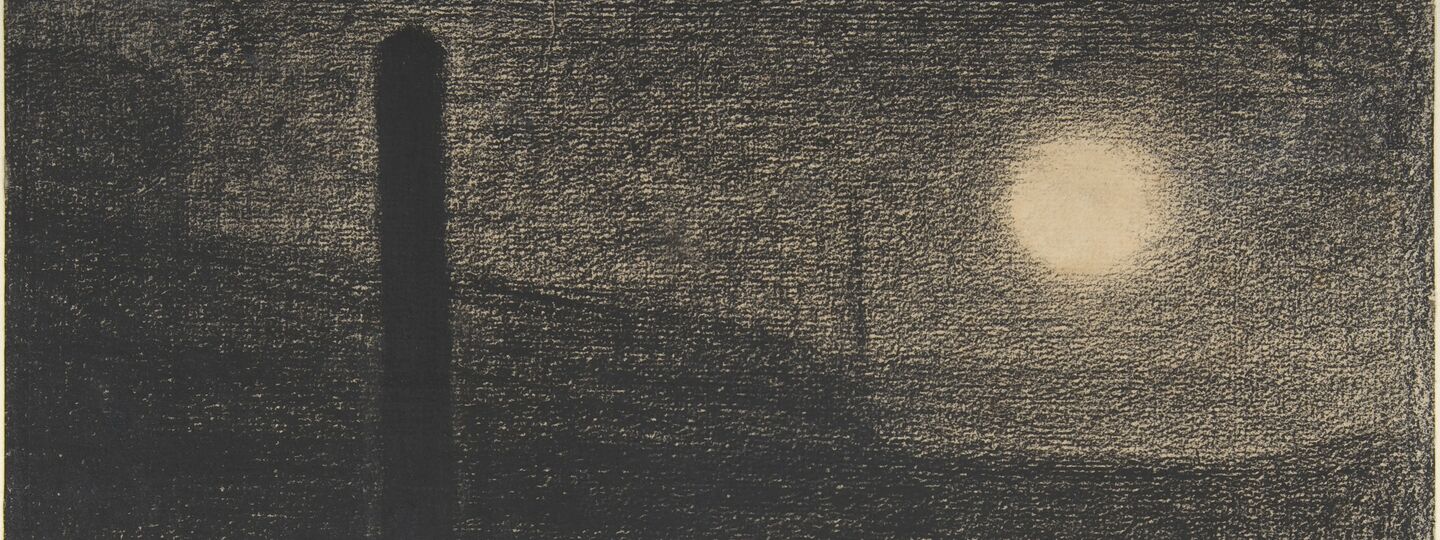 Courbevoie: Factories by Moonlight, by Georges Pierre Seurat