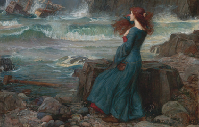 Miranda – The Tempest, by John William Waterhouse