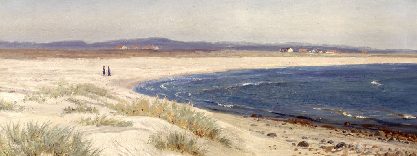 People on a Beach, by Amaldus Nielsen