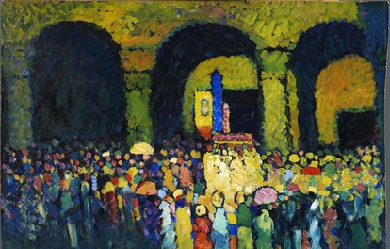 The Ludwigskirche in Munich, by Wassily Kandinsky