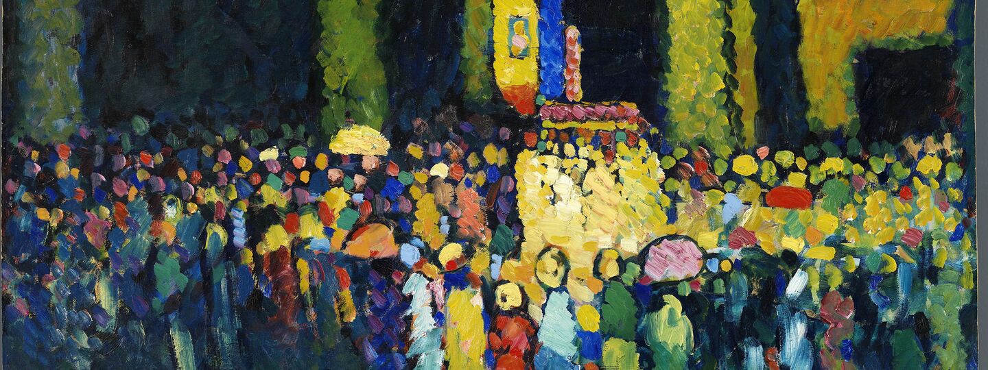 The Ludwigskirche in Munich, by Wassily Kandinsky