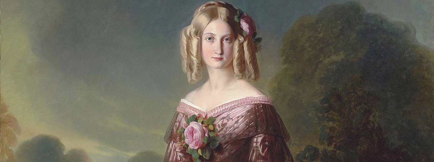 Maria Carolina of Bourbon-Two Sicilies, by Franz Xaver Winterhalter