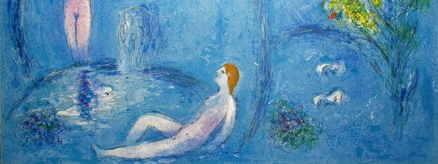 The cave of the nymphs, by Marc Chagall