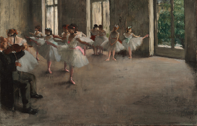 Ballet Rehearsal , by Edgar Degas