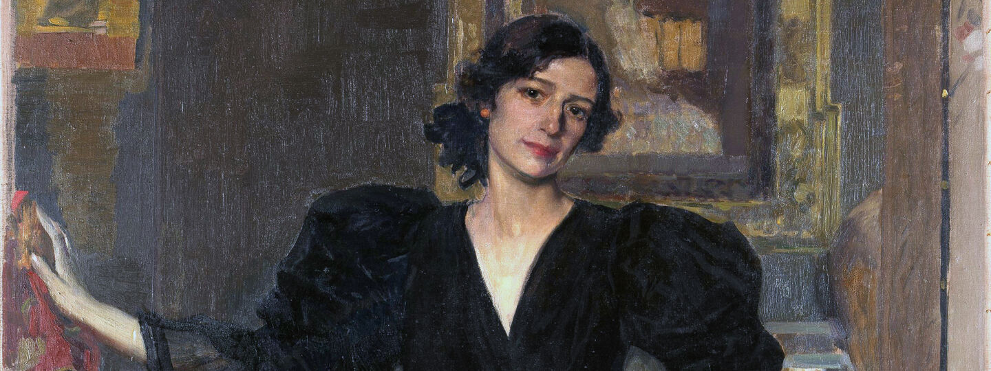 Lady of Sorolla (Clotilde García del Castillo, 1865–1929) in Black, by Joaquín Sorolla
