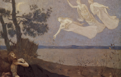 The dream, by Pierre Puvis de Chavannes