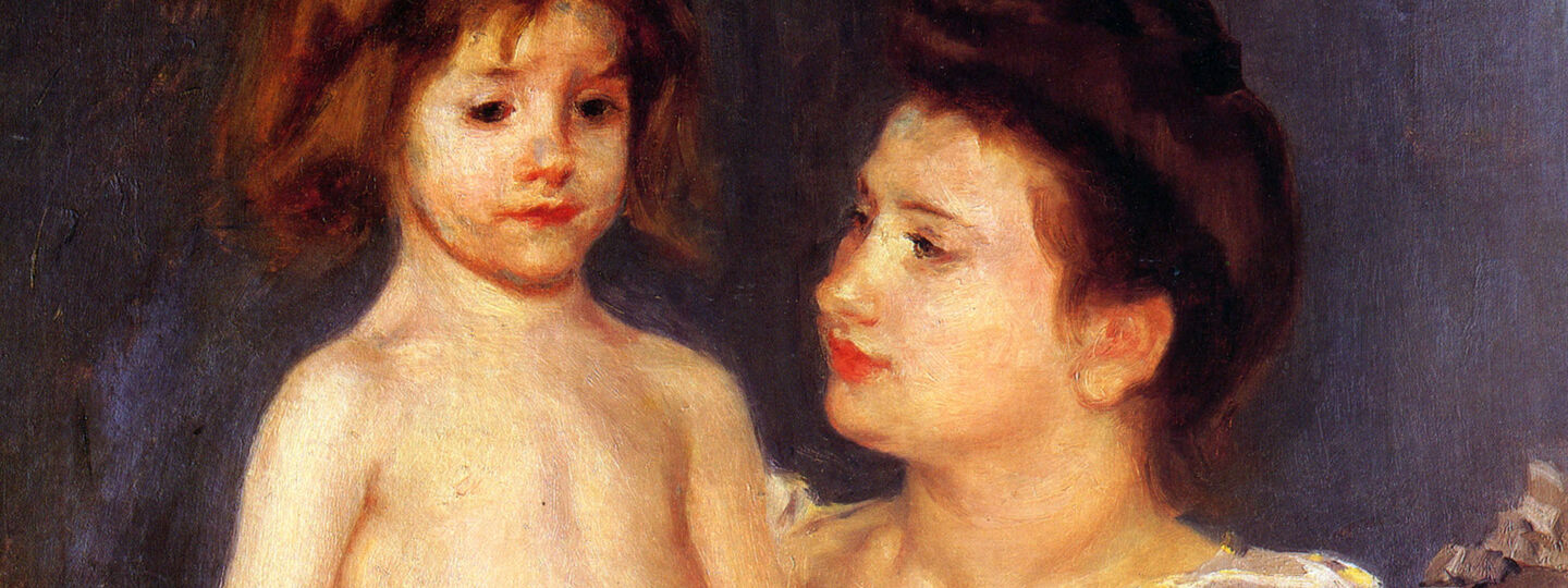 Jules Being Dried by His Mother, by Mary Cassatt