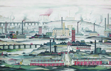 Industrial Landscape, by Laurence Stephen Lowry