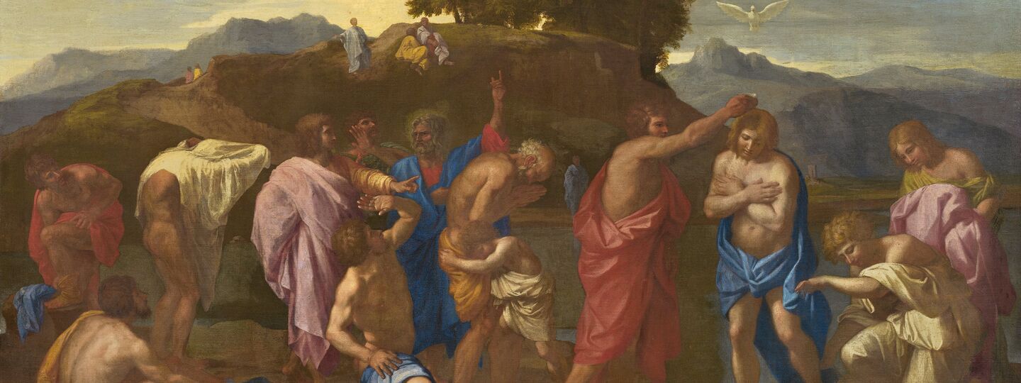 The Baptism of Christ, by Nicolas Poussin