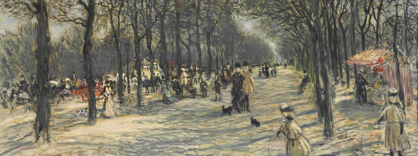 Champs Elysees, by Jean-François Raffaëlli