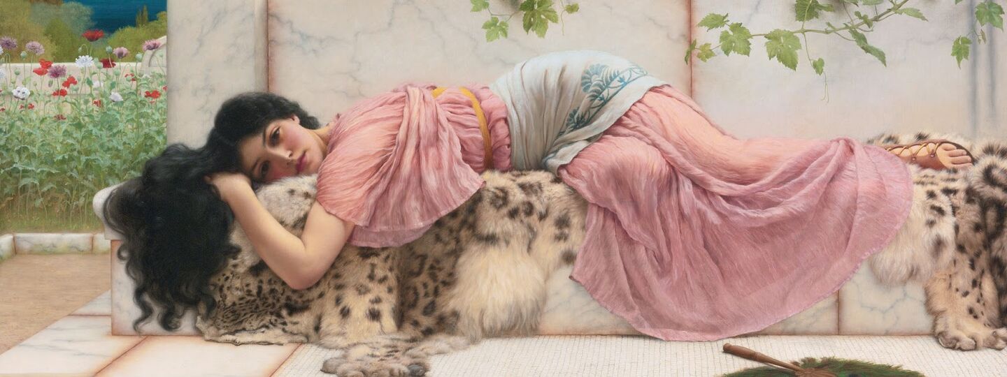 When the Heart is Young, by John William Godward