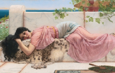 When the Heart is Young, by John William Godward