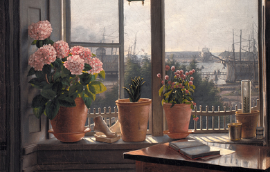 View from the Artist's Window, by Martinus Rørbye