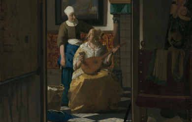 The Love Letter, by Johannes Vermeer