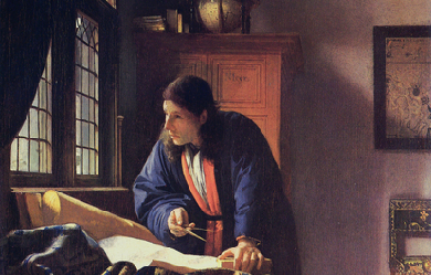 The Geographer, by Johannes Vermeer