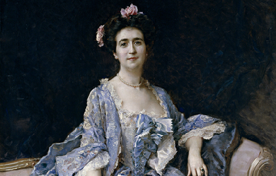 Maria Hahn, wife of the painter, by Raimundo de Madrazo y Garreta