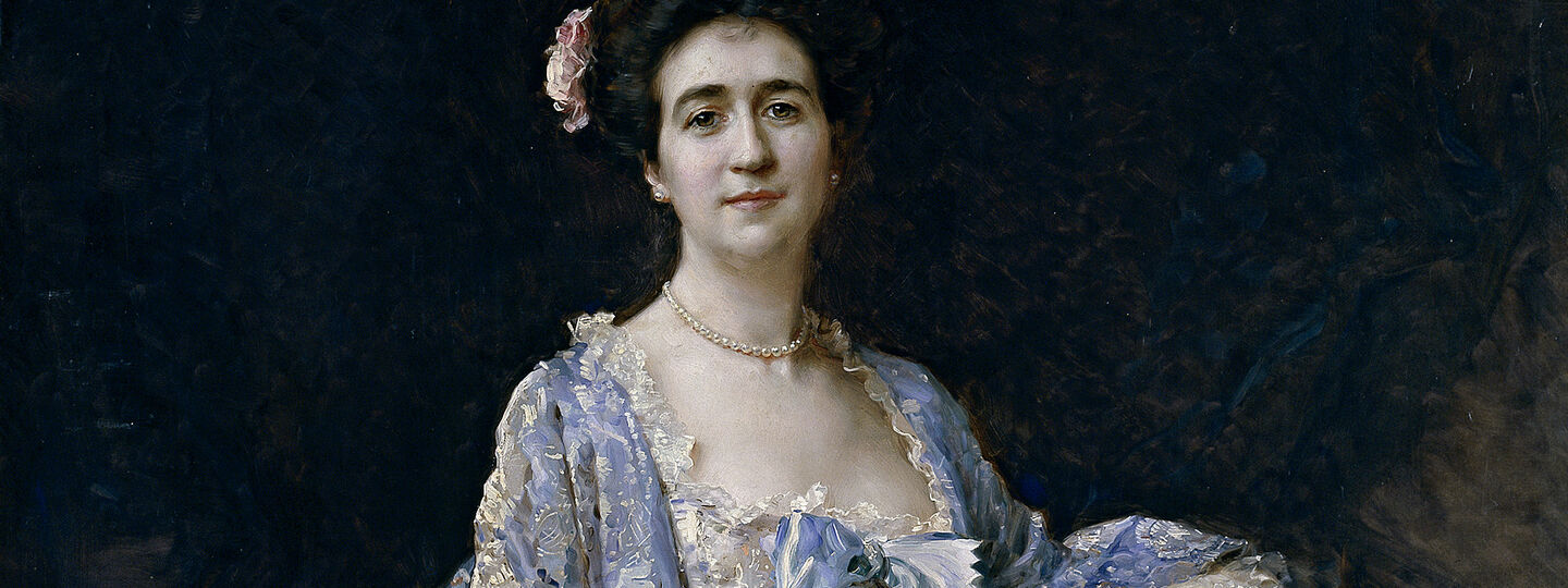 Maria Hahn, wife of the painter, by Raimundo de Madrazo y Garreta