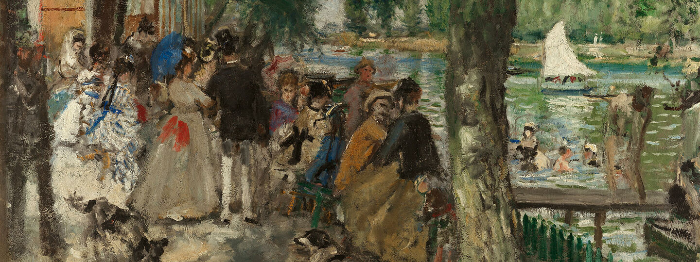 Bathing on the Siene, by Pierre-Auguste Renoir