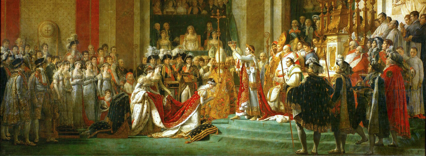 The Coronation of Napoleon, by Jacques-Louis David