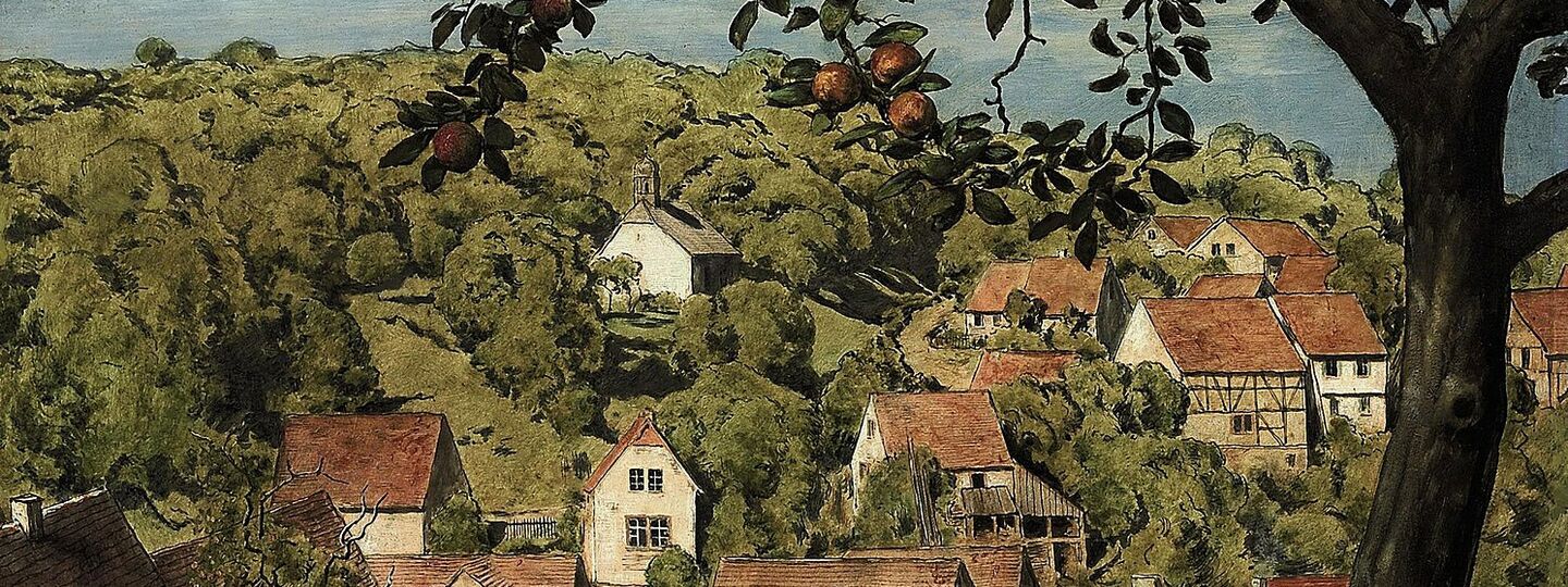 View of Mammolshain in the Taunus, by Hans Thoma