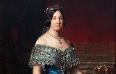 Isabel II, by Federico de Madrazo y Kuntz