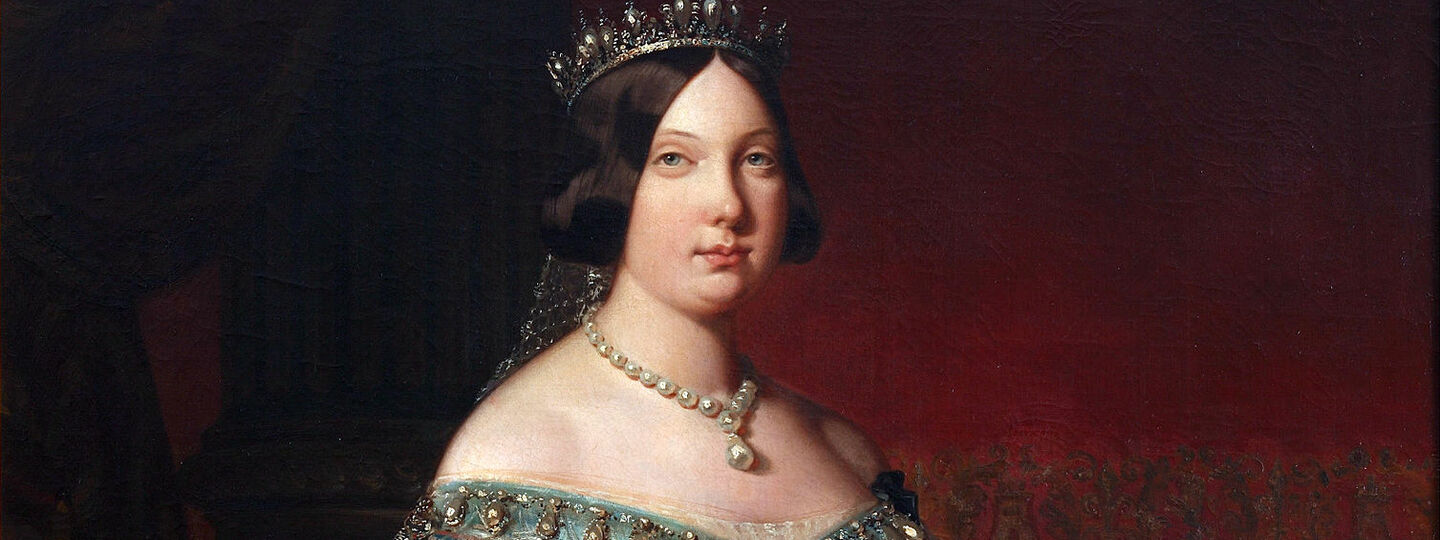 Isabel II, by Federico de Madrazo y Kuntz