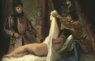 The Duke of Orléans showing his Lover, by Eugène Delacroix