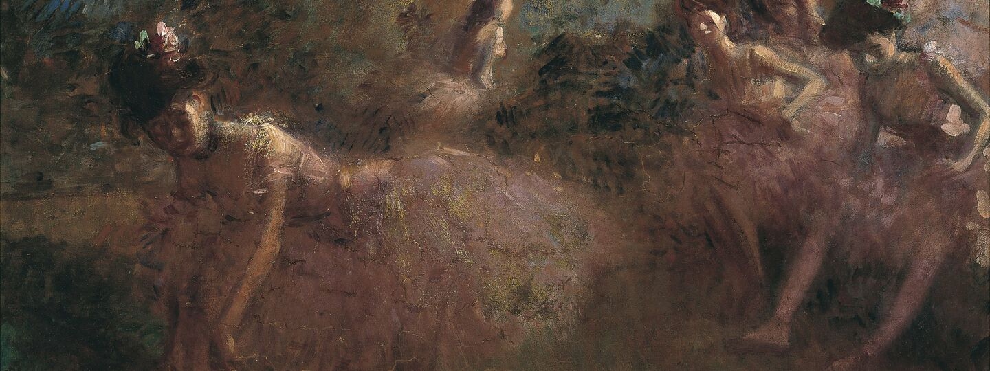 Dancers in pink, by Jean-Louis Forain