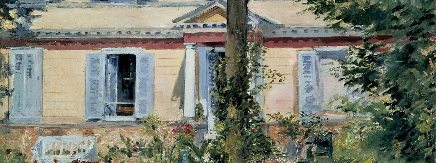 The House at Rueil, by Édouard Manet